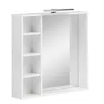 Schildmeyer Specchio Samu con Illuminazione - 73,5 x 78 x 16 cm