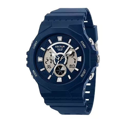 Sector No Limits Ex-41 Orologio Uomo Digitale e Analogico 53mm