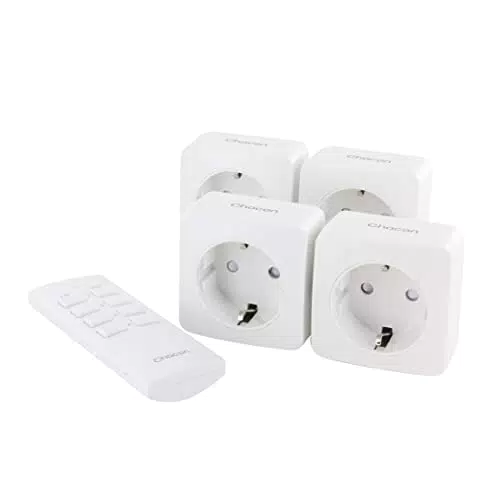 Mini Prises On/Off Telecommande 4 Canaux - Controllo Elettronico Intelligente
