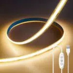 ShineBurky Striscia LED COB 5V USB Dimmerabile per Retroilluminazione e Fai da Te