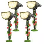 SIGRILL Faretti Solari da Esterno 33 LED con 3 Modalità IP67 Impermeabili