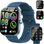 Smartwatch 1.96 per Uomo e Donna con Chiamate, Cardiofrequenzimetro e Fitness Tracker