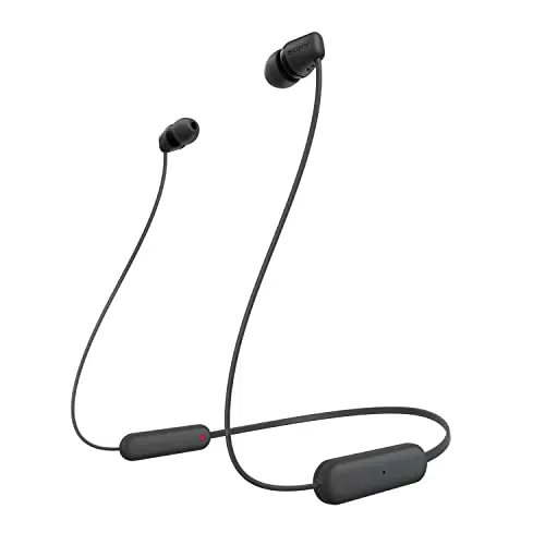 Sony WI-C100 - Cuffie wireless Bluetooth con microfono e autonomia fino a 25 ore