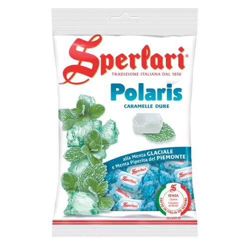 Sperlari Caramelle Dure Polaris Gusto Menta Piperita e Menta Glaciale Senza Glutine