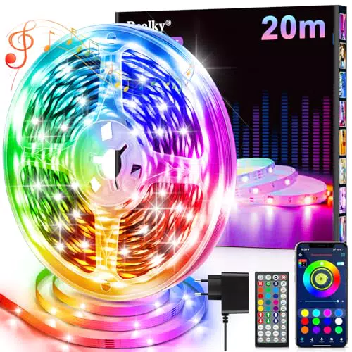 Fancy Striscia LED Multicolor Bluetooth per Decorazioni e Ambienti Domestici