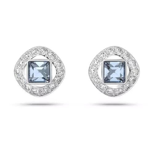 Swarovski Orecchini Angelic Square con Pavé di Cristalli e Cristallo a Taglio Squadrato