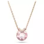 Swarovski Bella V Collana Pendente con Pavé di Cristalli e Cristallo Tondo