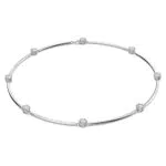 Swarovski Constella Collana con Cristalli e Zirconia a Taglio Tondo Placcata Rodio