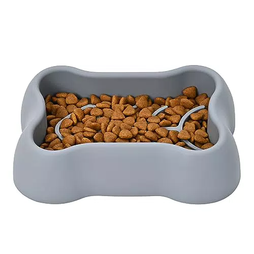 SWZYOR Ciotola per Cani e Gatti a Alimentazione Lenta Antiscivolo