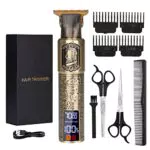 Tagliacapelli Professionale Uomo con T-Blade Impermeabile e Schermo LED