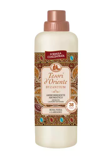 Tesori d'Oriente Ammorbidente Lavatrice Concentrato Byzantium, Fragranza Rosa Nera