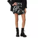 The Drop Pantalone da Donna Stile Parachute con Dettagli in Rete