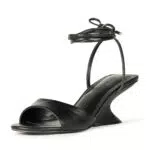 The Drop Sandali da Donna Phoenix con Tacco Scolpito e Lacci