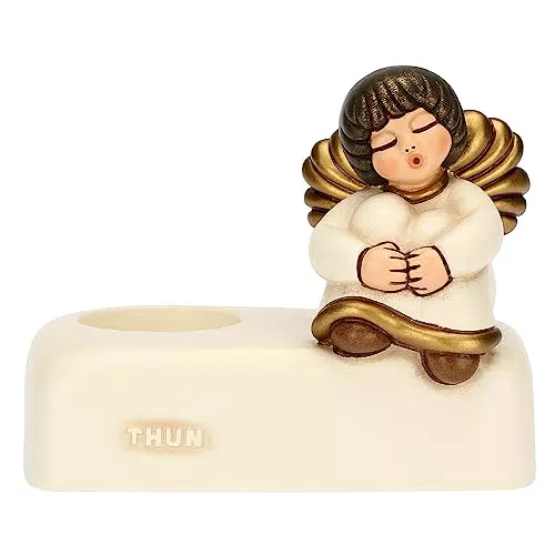 THUN Angelo Tealight - Decorazione in Ceramica per la Casa