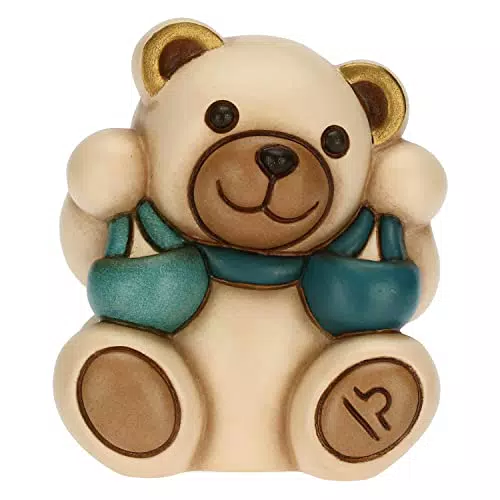THUN Soprammobile Teddy Stars Segno Zodiacale Bilancia in Ceramica