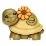 THUN Tartaruga Betta in Ceramica Decorata a Mano - Versione Grande