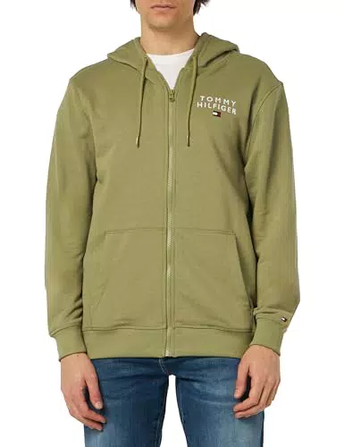 Tommy Hilfiger Felpa con Cappuccio e Zip per Uomo