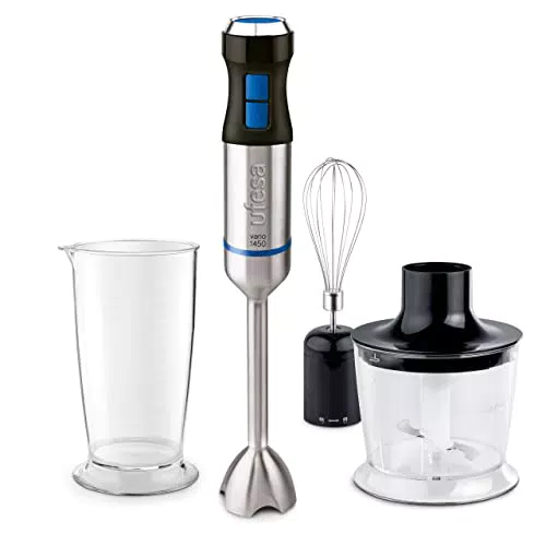 Ufesa BP4762 Minipimer Frullatore a Immersione 1400W con Accessori e Turbo