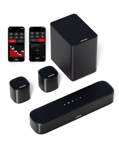 ULTIMEA Soundbar 5.1ch con Subwoofer e Altoparlanti Surround per TV