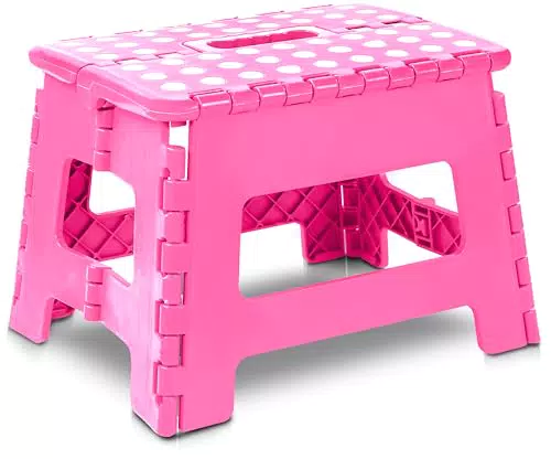 Utopia Home Sgabello Pieghevole per Bambini - Sgabello Leggero per Casa