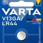 Varta V13GA Batteria Alcalina a Bottone 1,5V - Diametro 11,6 mm, Altezza 5,4 mm