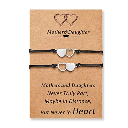 VGWON Braccialetto Madre Figlia - Regalo Speciale per Mamma e Figlia