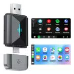 Volam Adattatore Wireless 2 in 1 per Carplay e Android Auto per Audi/VW/Opel/Citroen