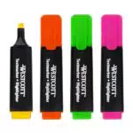 Westcott evidenziatori premium con inchiostro dalla Germania - Larghezza 2-5 mm