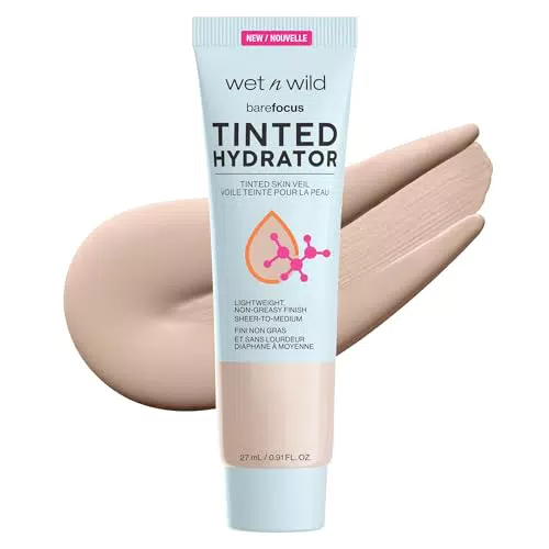 Wet n Wild Bare Focus Tinted Hydrator - Idratante Colorato per Pelle Luminosa