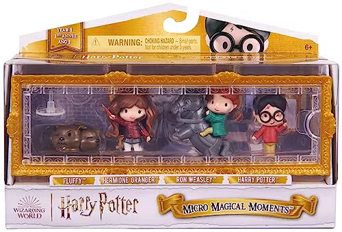 Wizarding World Set Regalo Scena Micro Magical Moments con Harry, Hermione e Ron