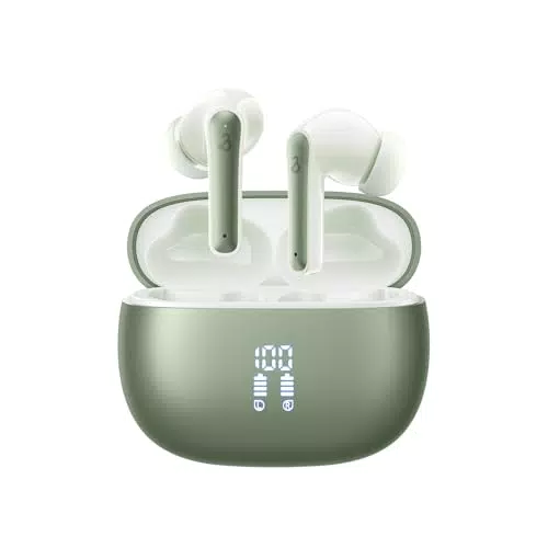 YELKUTT Cuffie Bluetooth 5.3 Wireless con Cancellazione Rumore e Impermeabilità IPX8