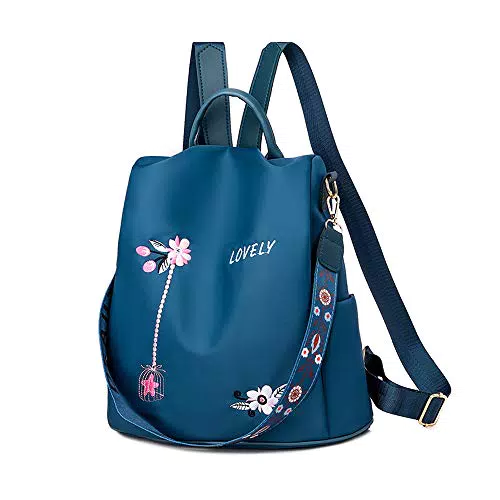 Zaino Antifurto Donna - Borsa Zainetto Impermeabile Tracolla Multiuso