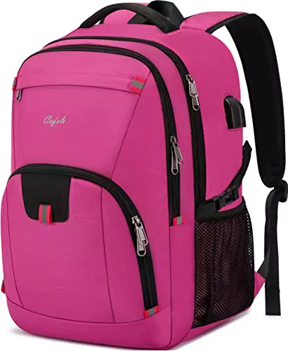 Zaino Laptop da Viaggio con Porta Ricarica USB e Tasche RFID - Idrorepellente