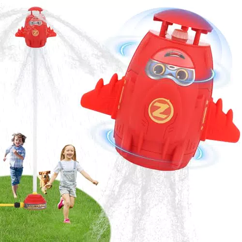 ZWOOS Spruzzatore a Razzo d'Acqua per Bambini - Giocattolo da Giardino