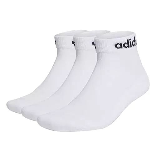 Adidas Linear Ankle Cushioned Socks per Adulto Unisex
