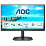 AOC Monitor 24B2XH LED 23.8 FHD 1920x1080 75Hz VGA HDMI
