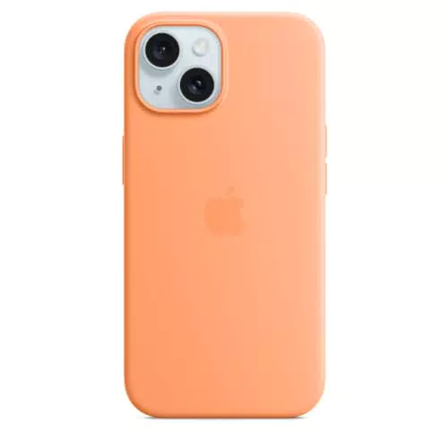 Apple Custodia MagSafe in silicone per iPhone 15