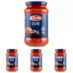 Barilla Sugo Pronto di Pomodoro 100% Italiano con Olive e Olio Extravergine