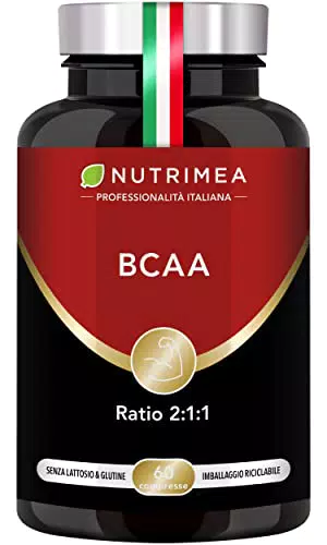Nutrimea BCAA 2:1:1 con Vitamina B6 per Recupero e Riduzione della Fatica
