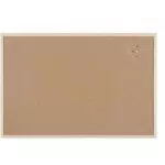 Bi-Office MC070012010 Pannello in Sughero Budget con Cornice in Legno