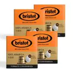Bristot Caffè 100% Arabica in Capsule Compatibili Nespresso con Note di Cioccolato