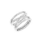 Calvin Klein Anello da donna Collezione Minimal Linear con cristalli