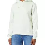 Felpa Donna Calvin Klein Jeans Institutional Regular con Cappuccio