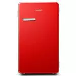Comfee RCD93RE2RT Frigorifero piccolo design retrò, mini frigo silenzioso