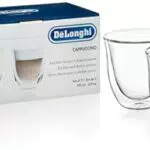 De'Longhi Bicchieri Cappuccino in Vetro Borosilicato Doppia Parete DLSC311