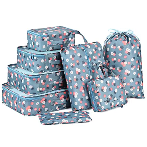 DIMJ Organizer Valigia - Set Packing Cubes per Viaggi e Accessori Utili