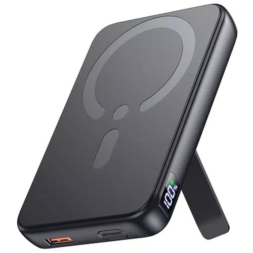 Eissix Power Bank Magnetico 12000 mAh, Ricarica Rapida PD 22,5 W, USB-C