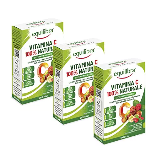 Equilibra Integratori Alimentari, Vitamina C 100% Naturale