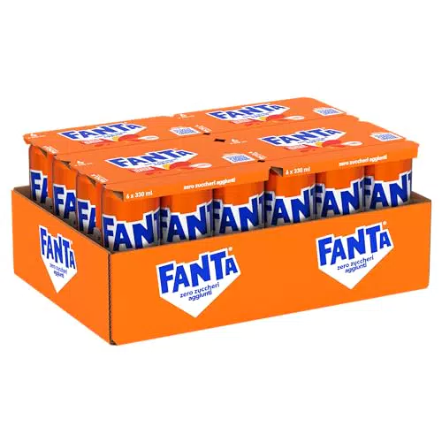 Fanta Zero Zuccheri Gusto Arancia - Senza Zuccheri Aggiunti e Conservanti