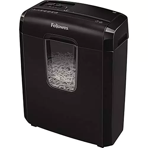 Fellowes Distruggi Documenti a Frammento 6C per Casa e Ufficio, Sicurezza Inclusa